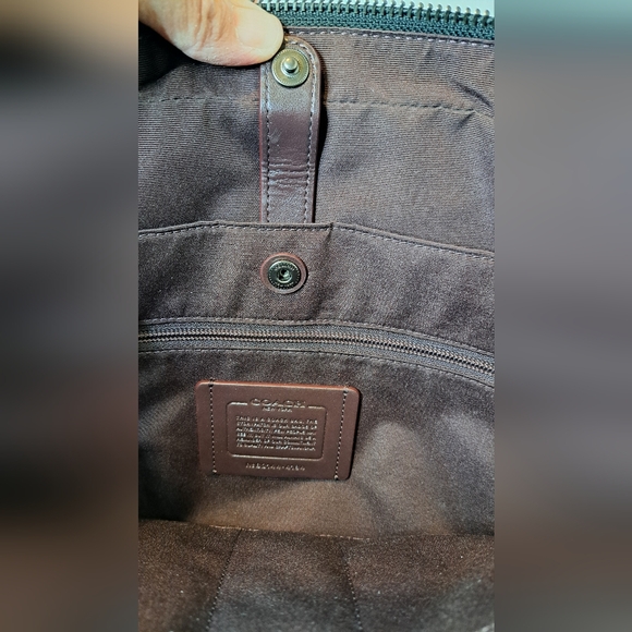 Coach Bekette Slim Black Briefcase with Signature Monogram - Picture 13 of 16